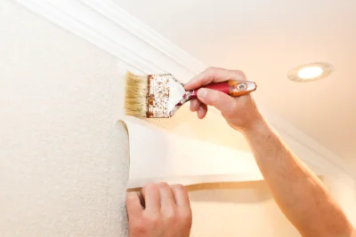 Pose de papier peint à Écrosnes — revêtements muraux et toiles de verre